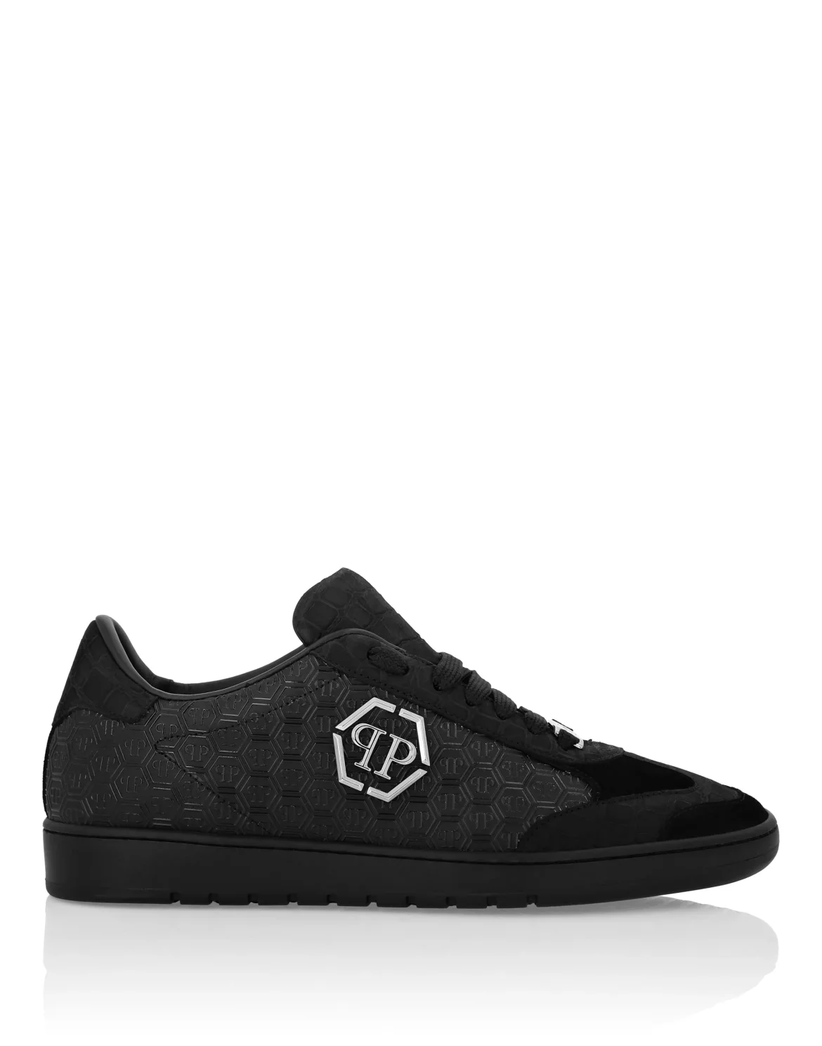 Low Top Sneakers Mixed Monogram, цвет: Черный