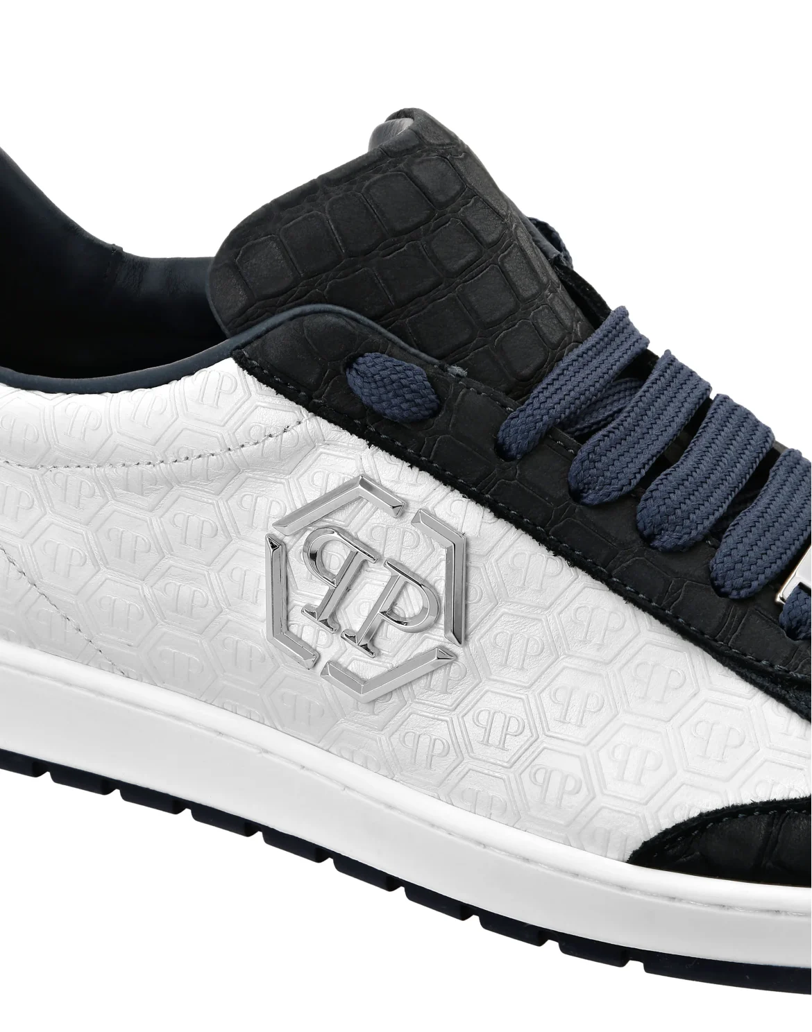 Low Top Sneakers Mixed Monogram, цвет: Синий