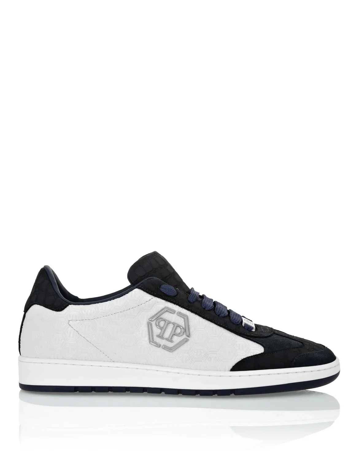 Low Top Sneakers Mixed Monogram, цвет: Синий
