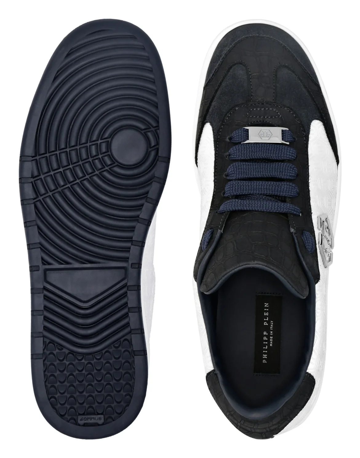 Low Top Sneakers Mixed Monogram, цвет: Синий