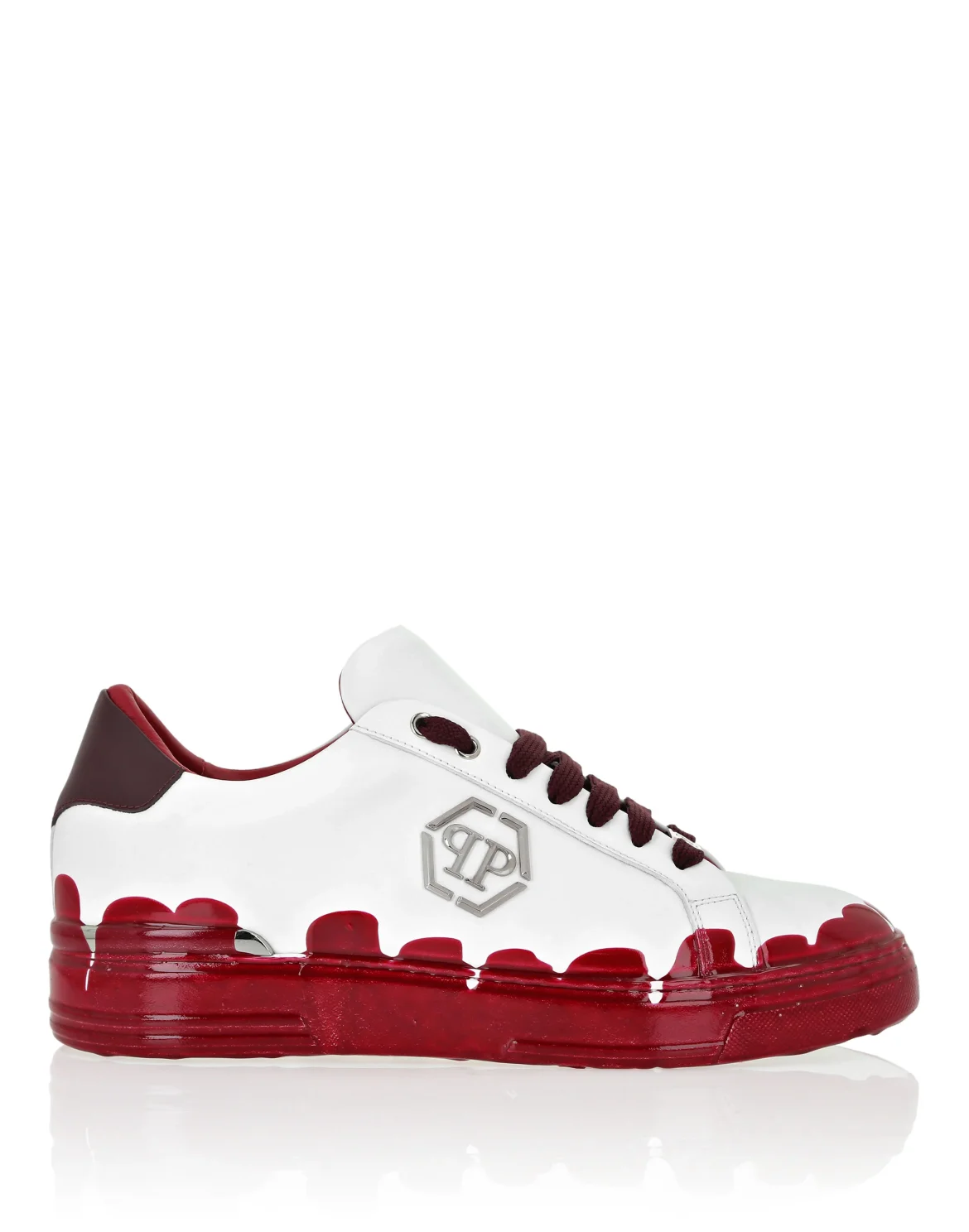 Nappa Leather Low Top Sneakers Carson Paint, цвет: Красный