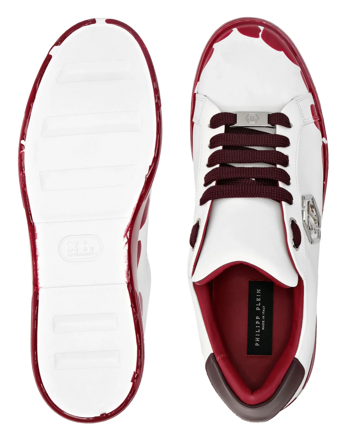 Nappa Leather Low Top Sneakers Carson Paint, цвет: Красный
