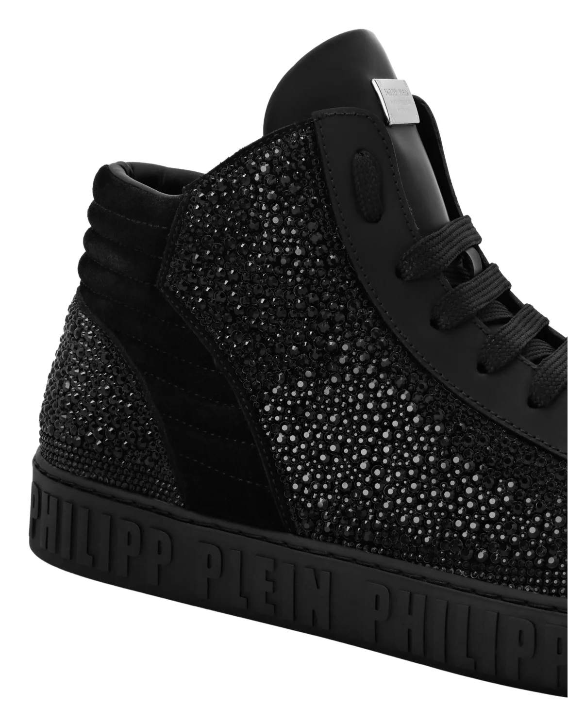 Mid Top Sneakers Mix Strass, цвет: Черный