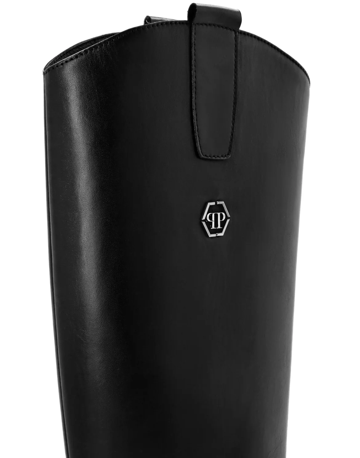 Mid Flat Horsebit Boots Hexagon, цвет: Черный