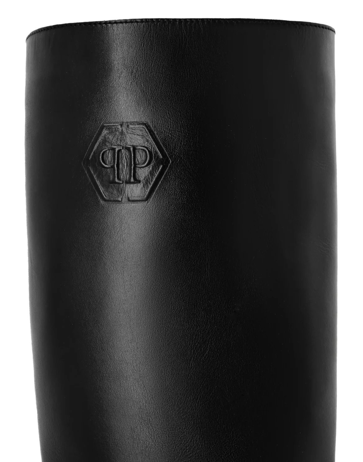 Leather High Boots Gothic Plein, цвет: Черный