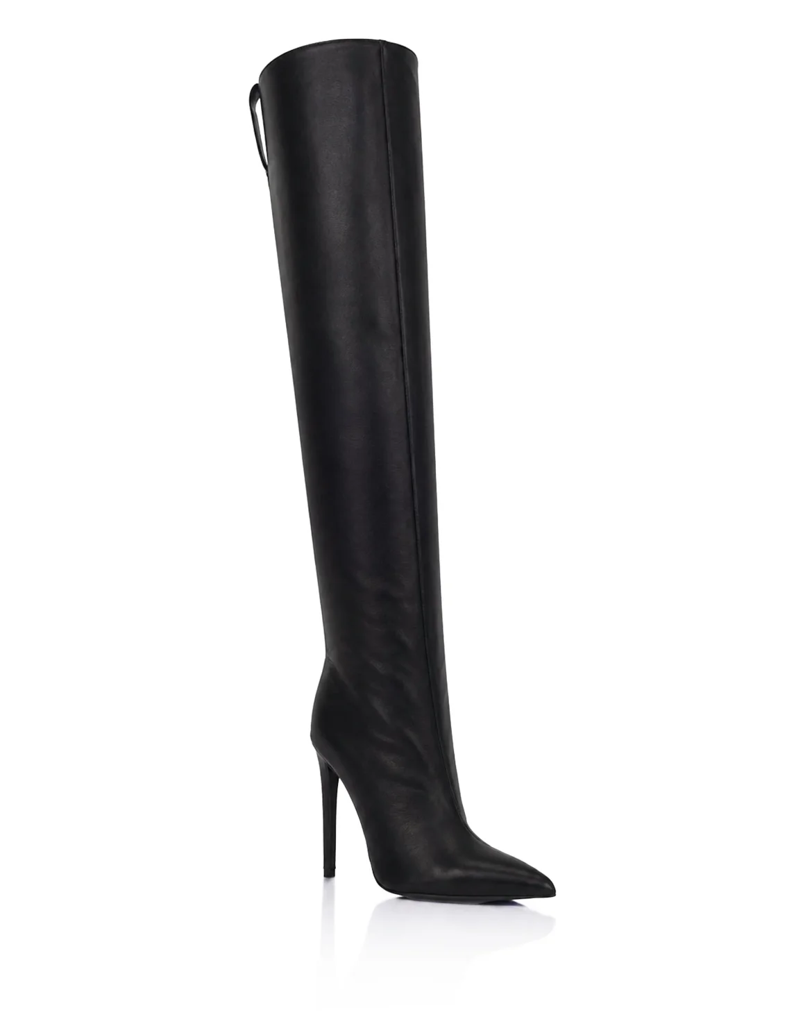 Nappa Leather High Heel Boots 9, цвет: Черный