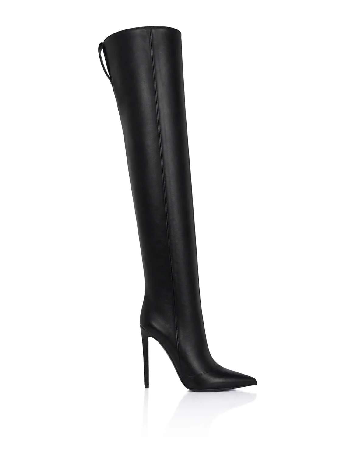 Nappa Leather High Heel Boots 9, цвет: Черный