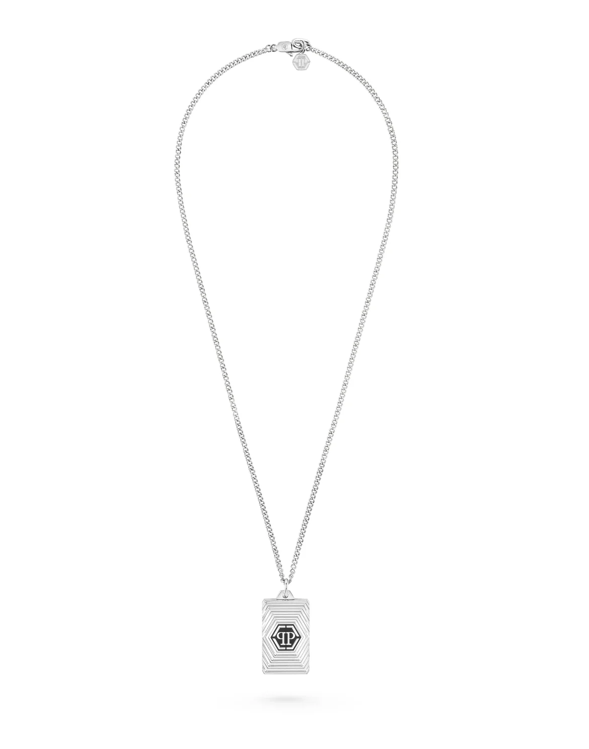 Necklace PLEIN TAG, цвет: Серебристый