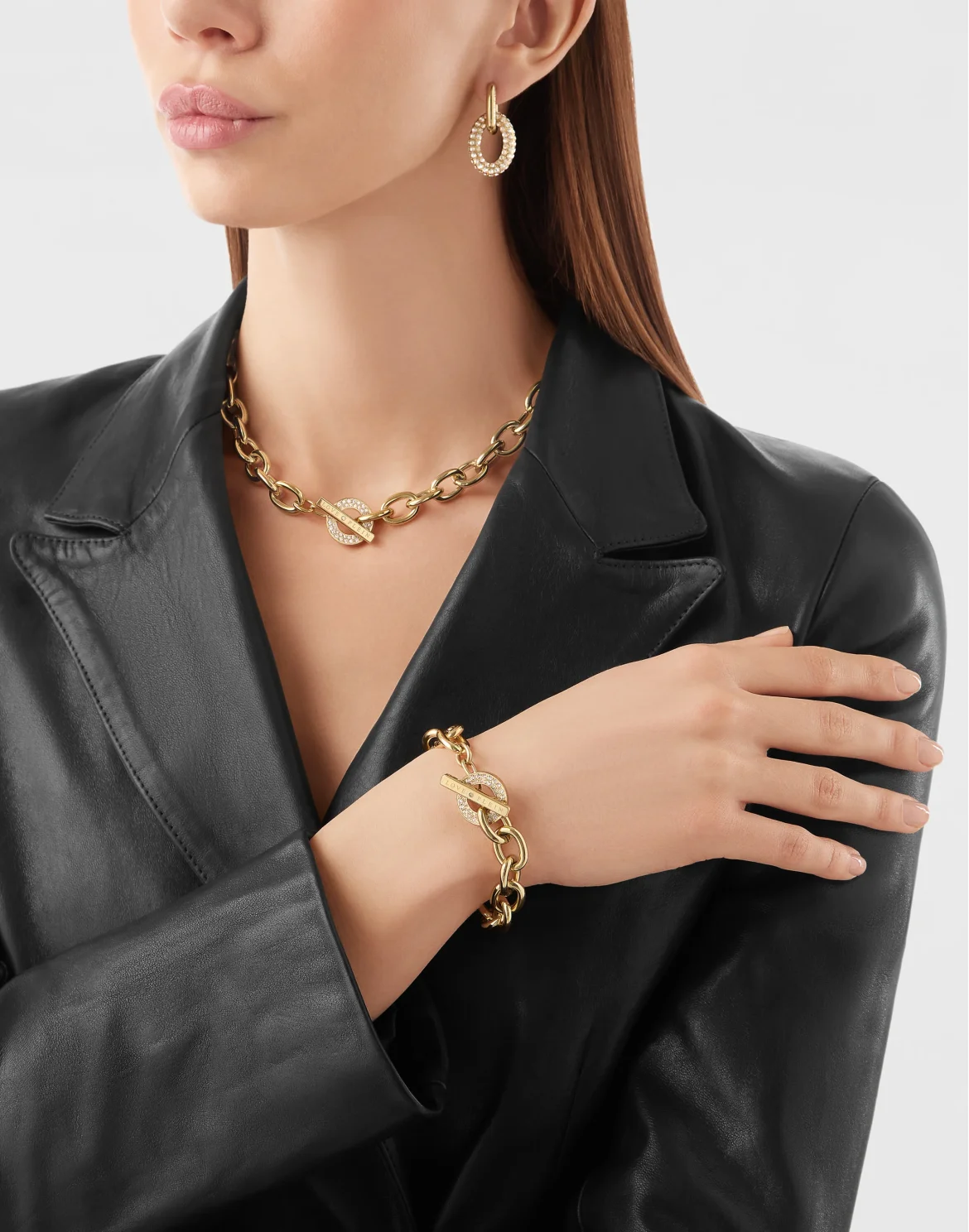 Earrings PLEIN ETERNAL, цвет: Золотой