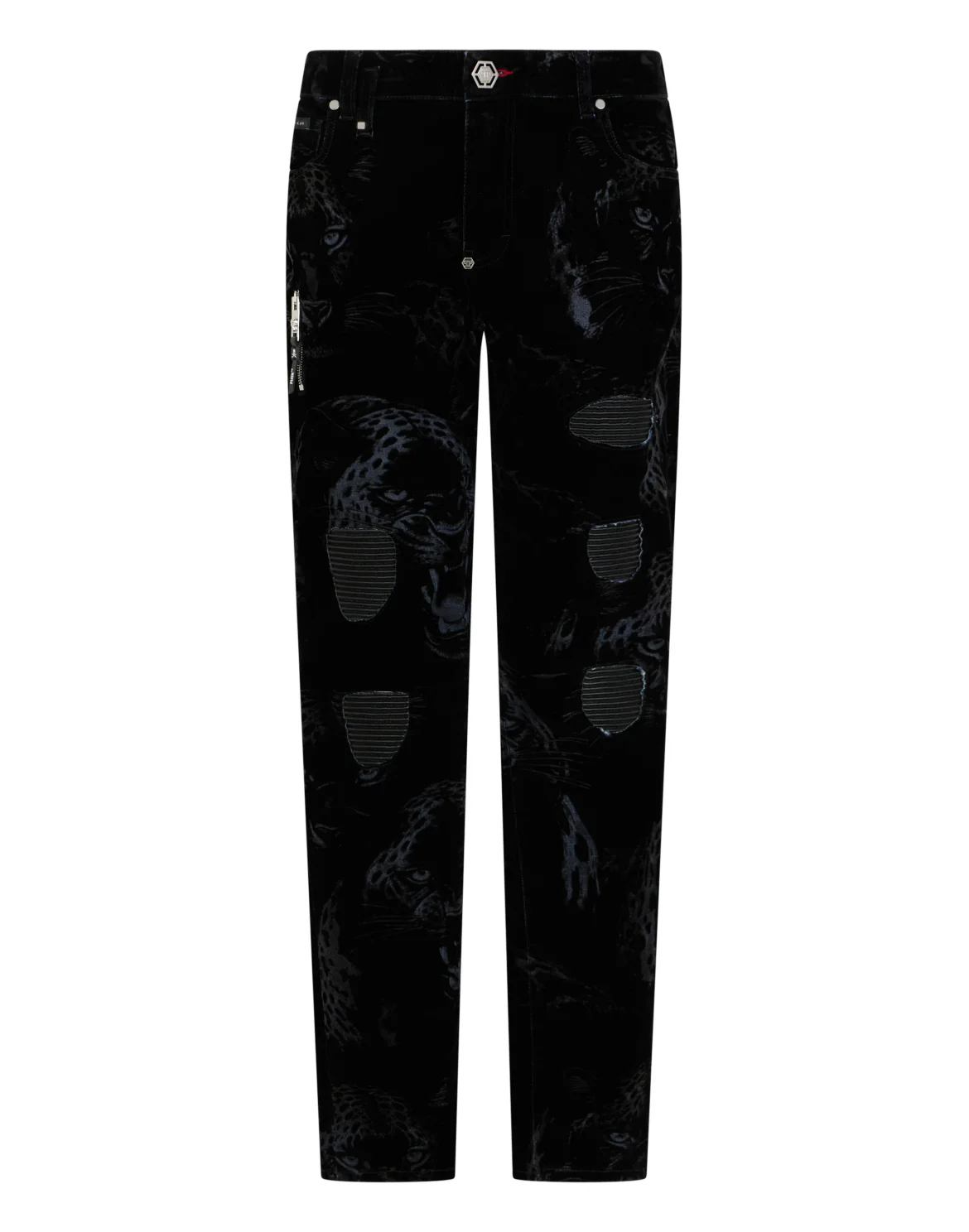 Rock Star Fit Jeans Panther Flock, цвет: Черный