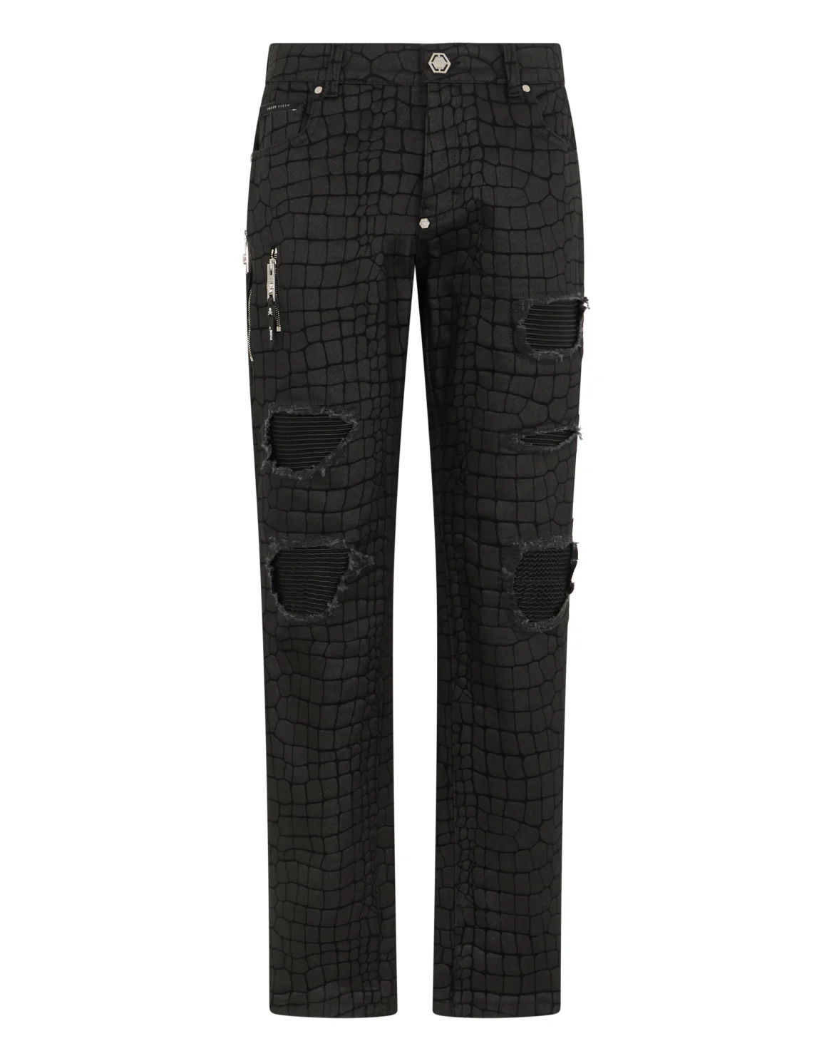 Rock Star Fit Jeans Cocco Print, цвет: Черный