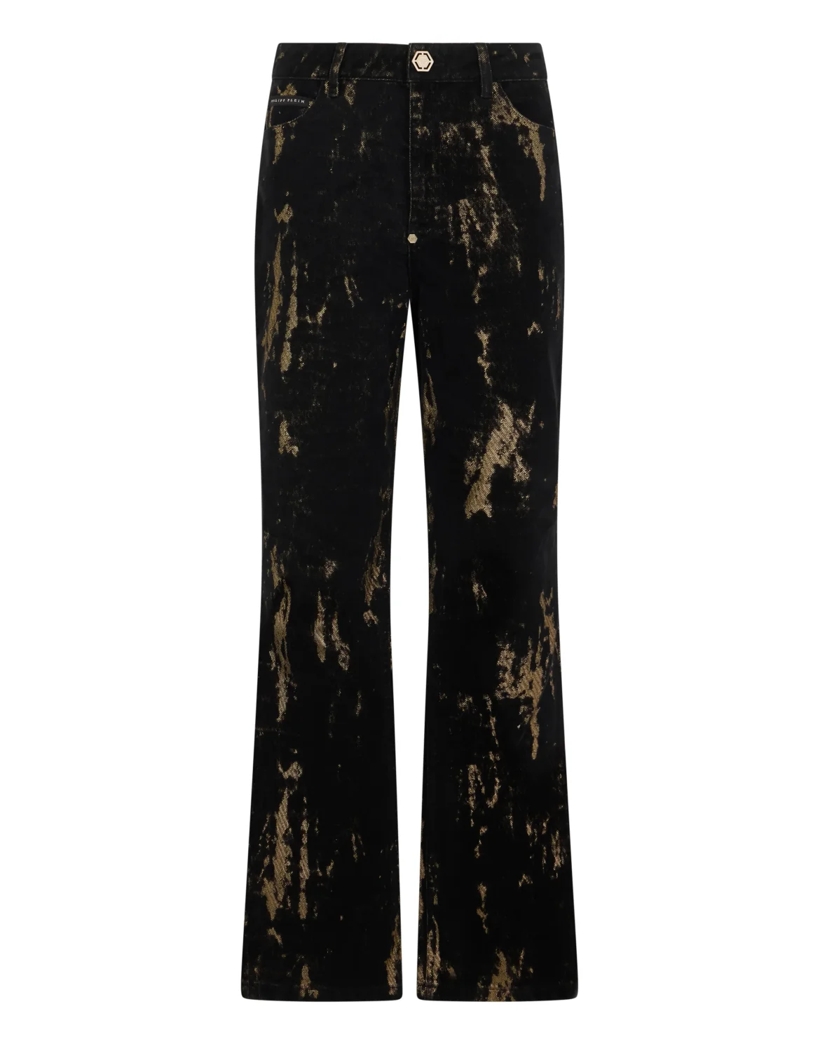 Super Straight Cut Jeans Golden Flock, цвет: Черный