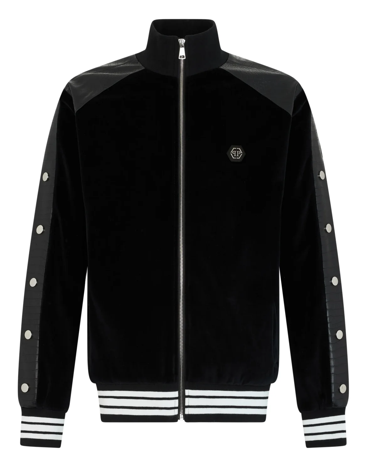 Chenille Tracksuit Jacket Cocco Inserts, цвет: Черный