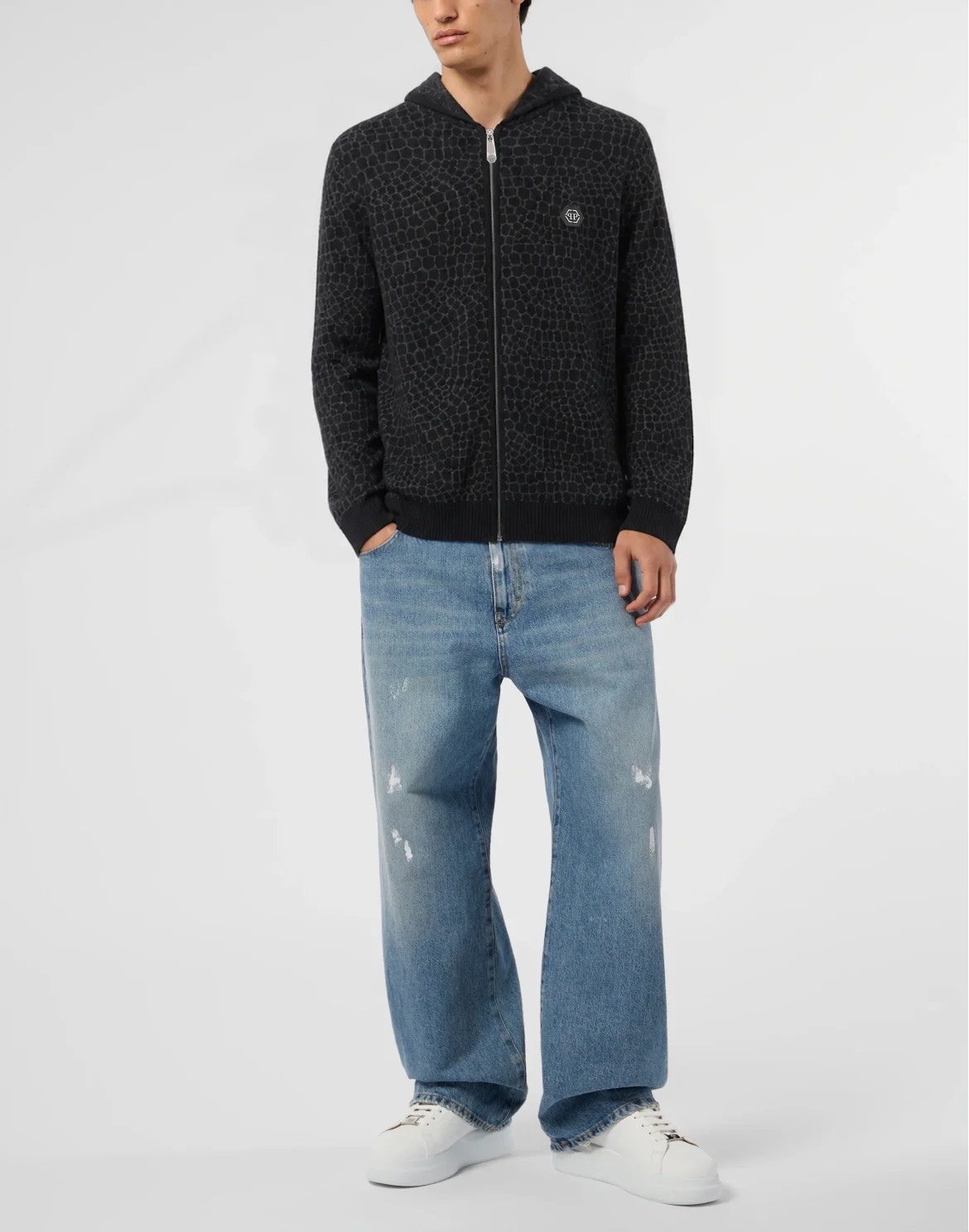 Wool Cashmere Zip Hoodie Cocco, цвет: Черный