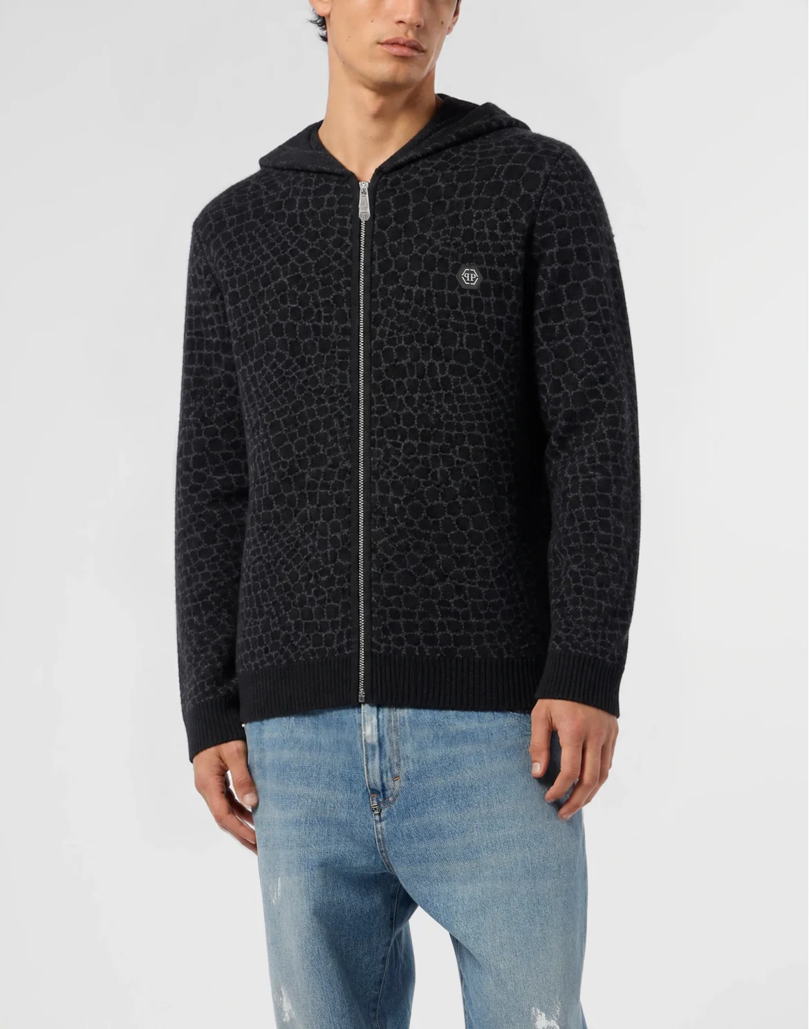 Wool Cashmere Zip Hoodie Cocco, цвет: Черный