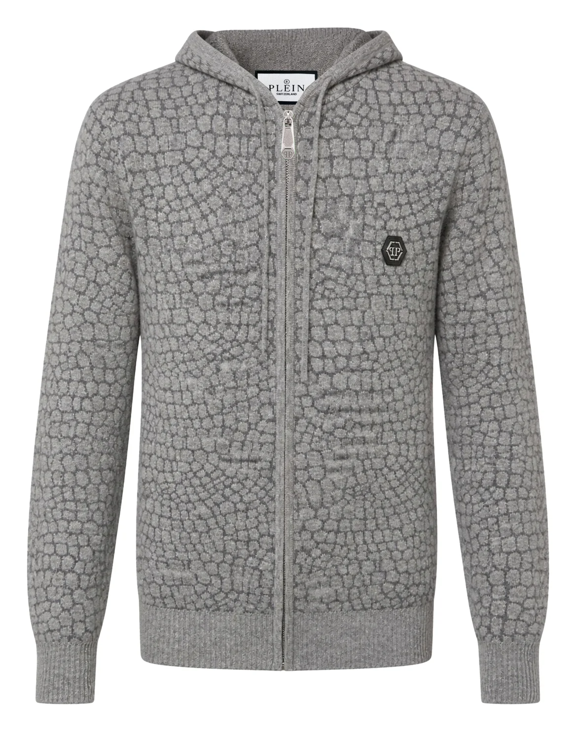 Wool Cashmere Zip Hoodie Cocco, цвет: Серый