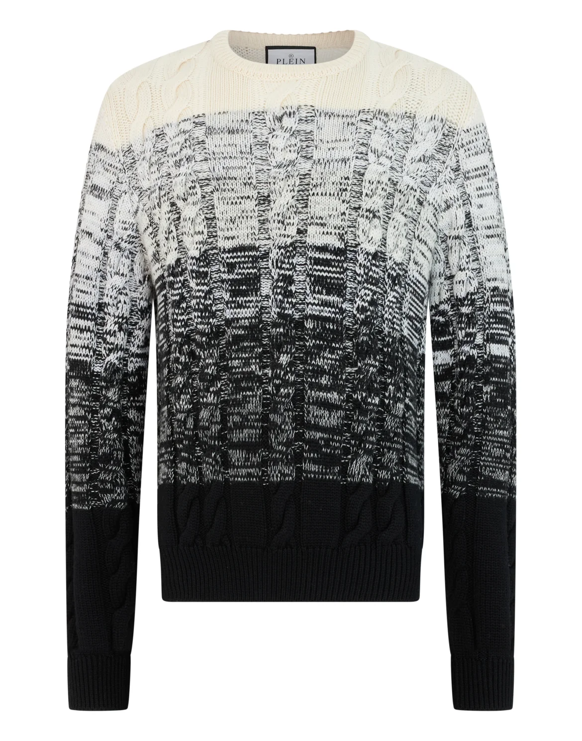 Roundneck Pullover Panther Degrade, цвет: Черный