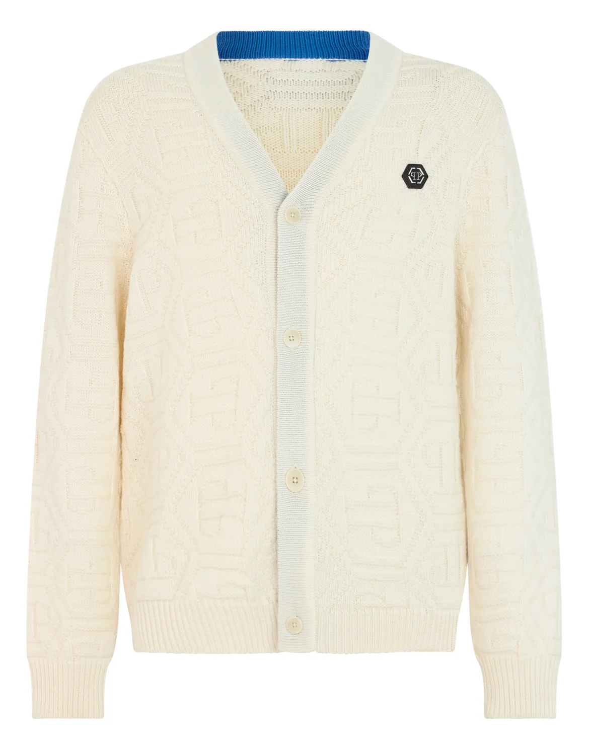 Cardigan Jacquard Monogram, цвет: Бежевый