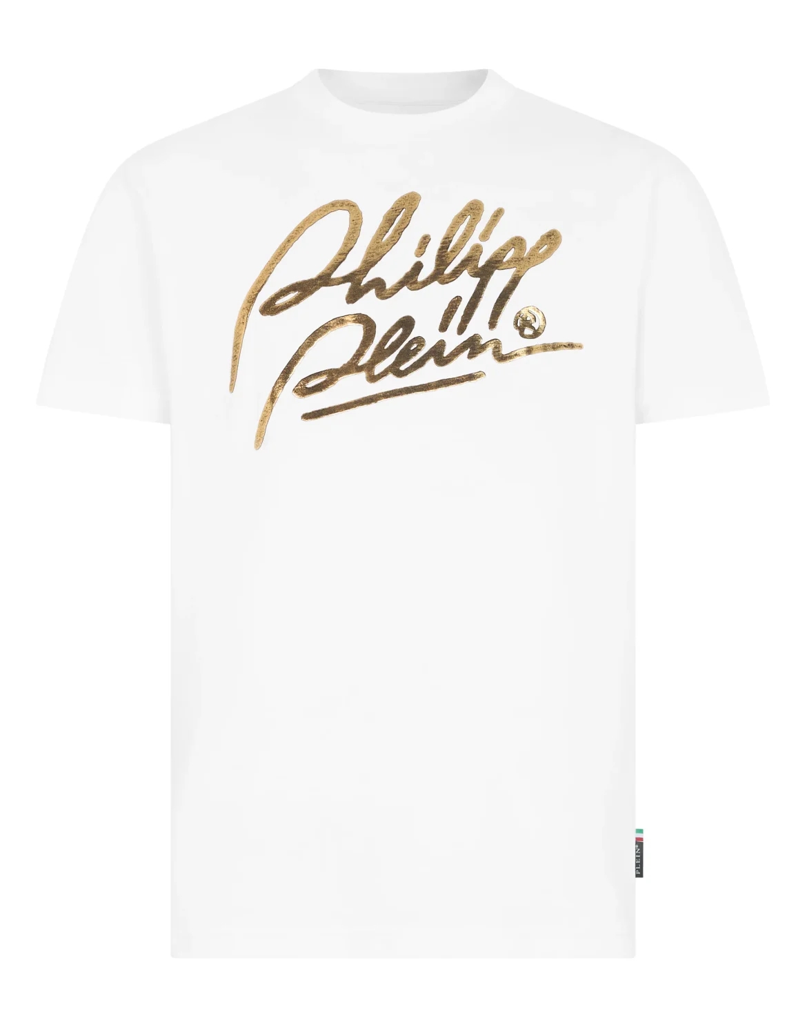 Round Neck T-Shirt Signature, цвет: Белый