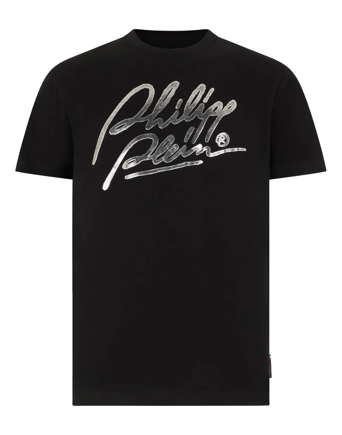 Round Neck T-Shirt Signature, цвет: Черный