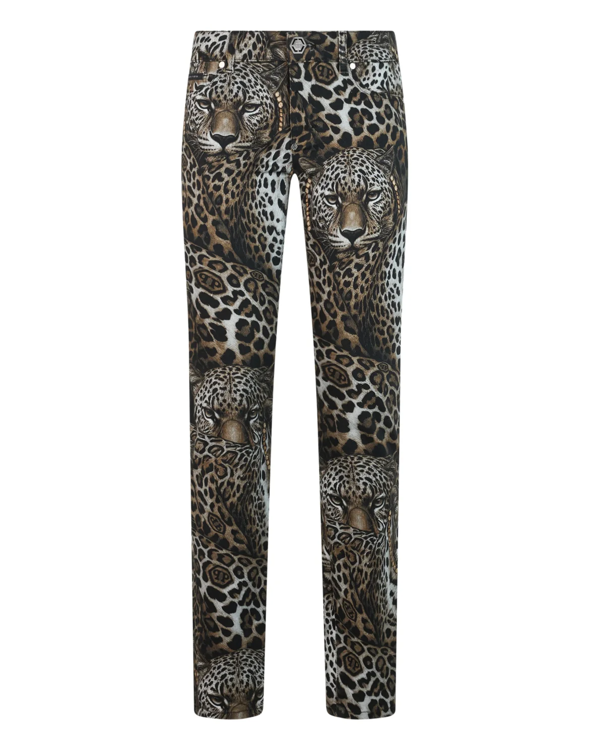Jeggings All-Over Leopard, цвет: Серый