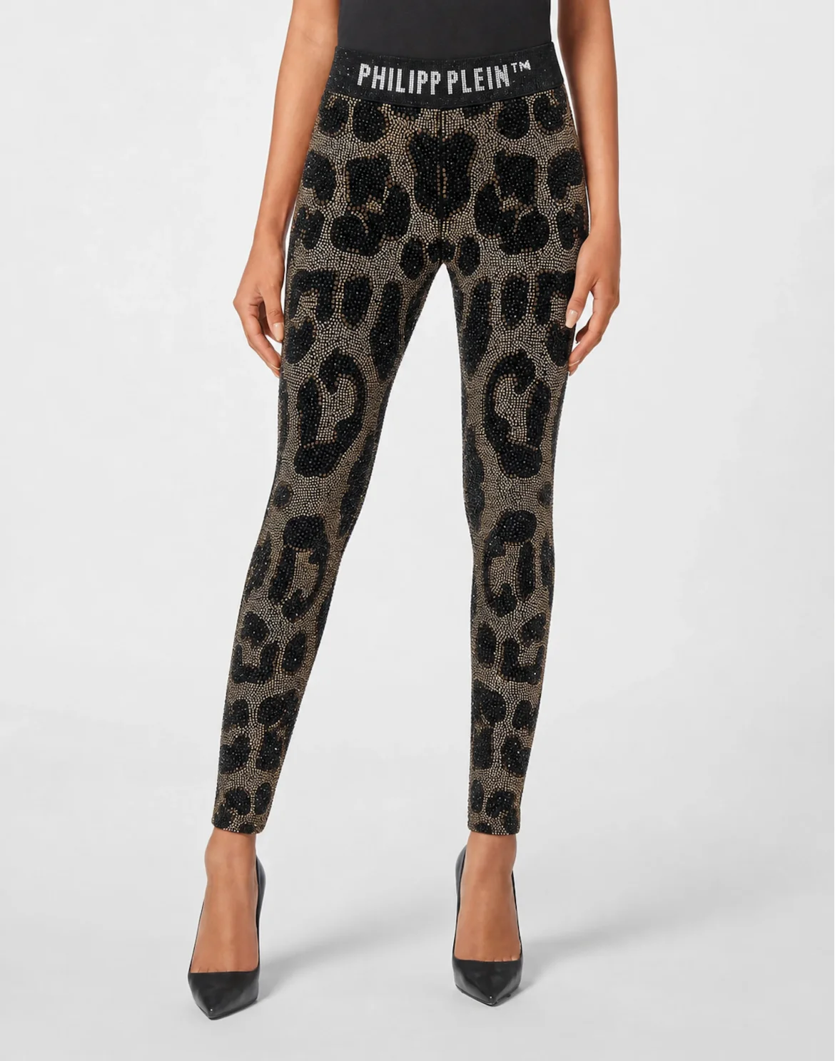 Leggings Leopard Strass, цвет: Леопард