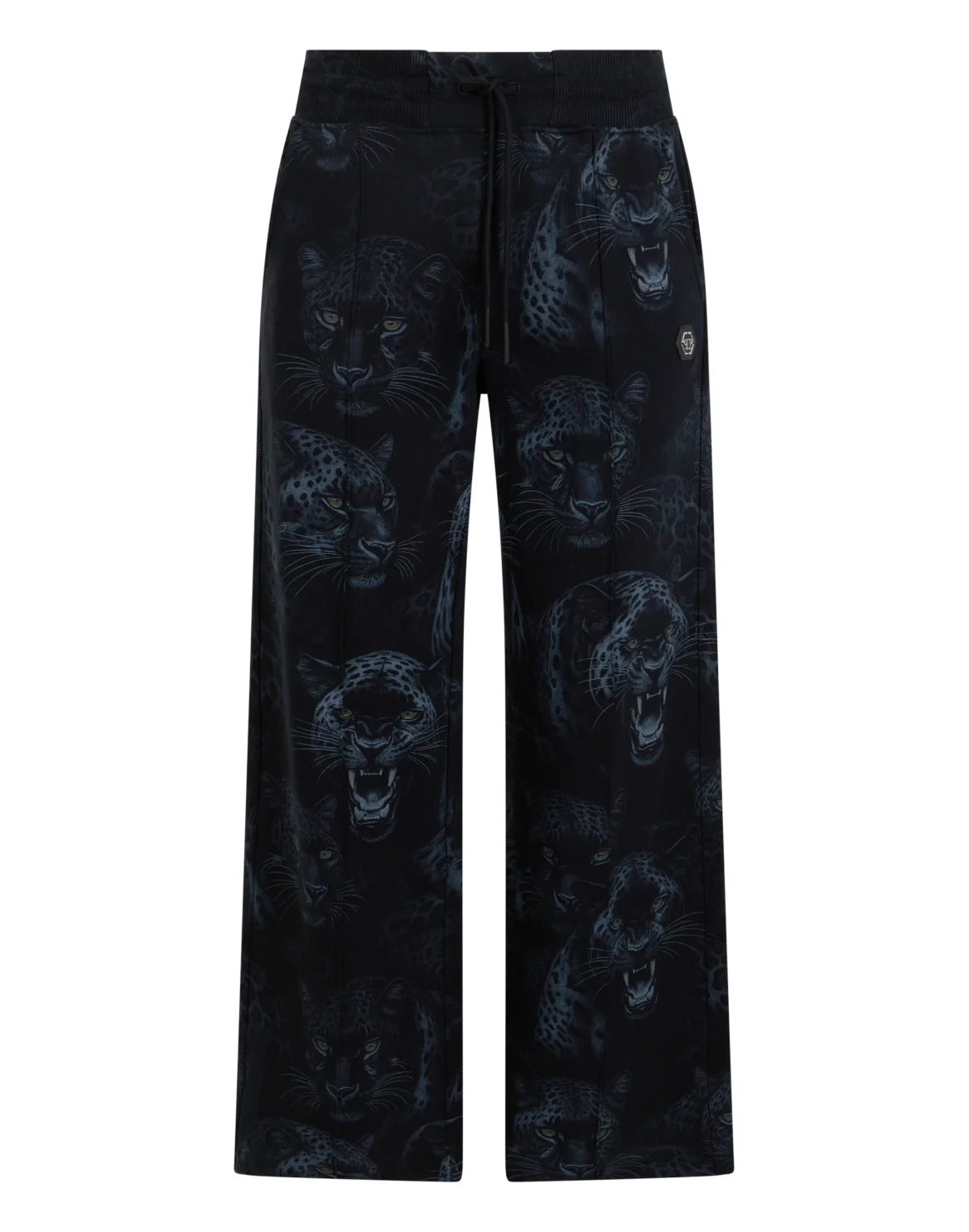 Fleece Jogger Pants All-Over Panther, цвет: Черный