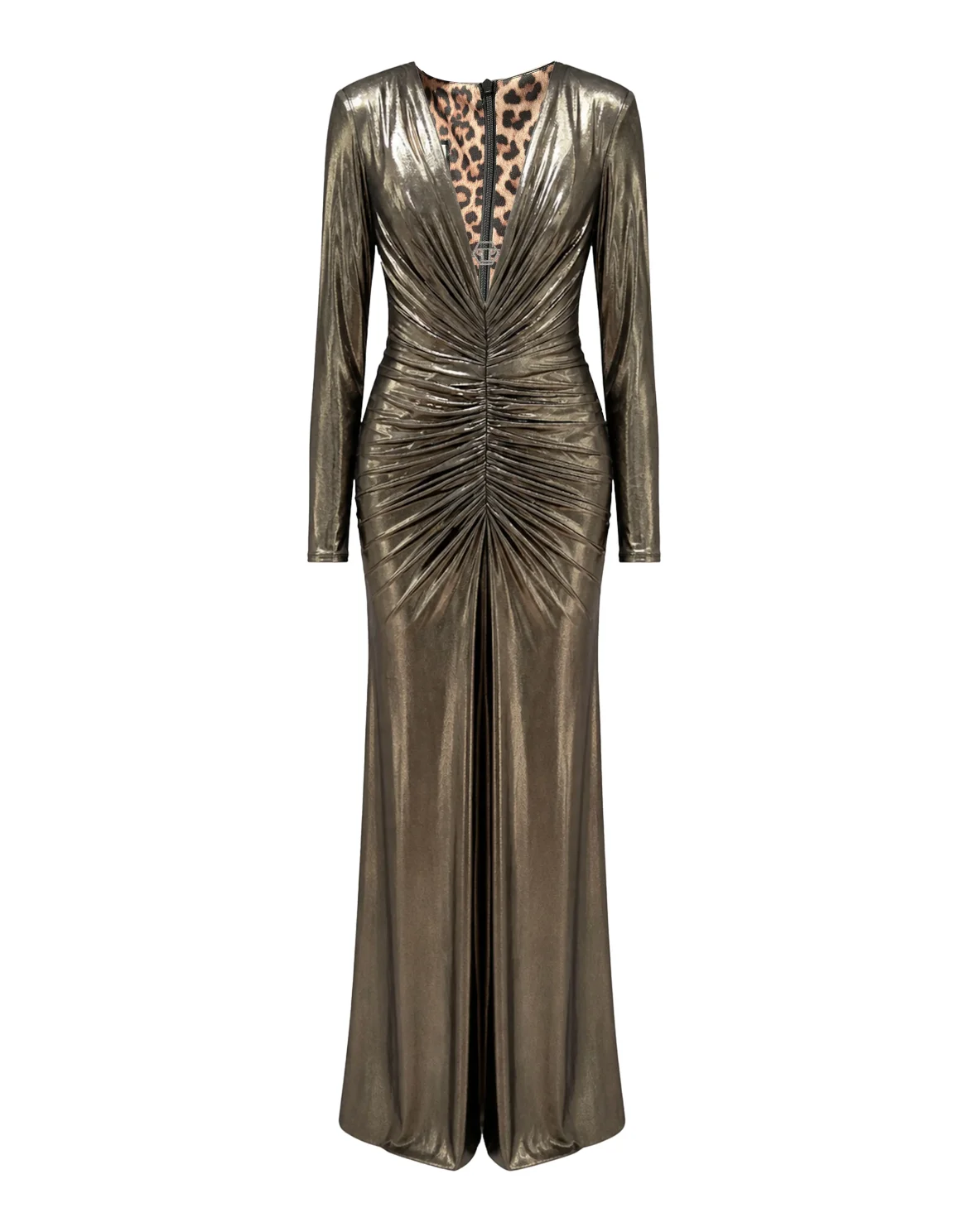 Shiny Long Dress, цвет: Золотой
