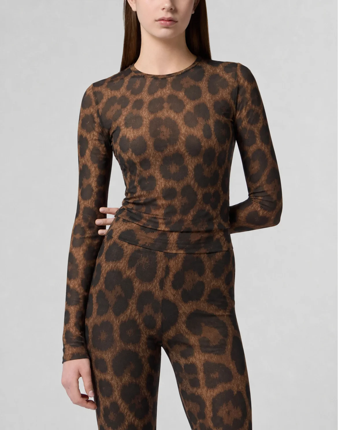 Tulle Bodysuit Leopard, цвет: Леопард