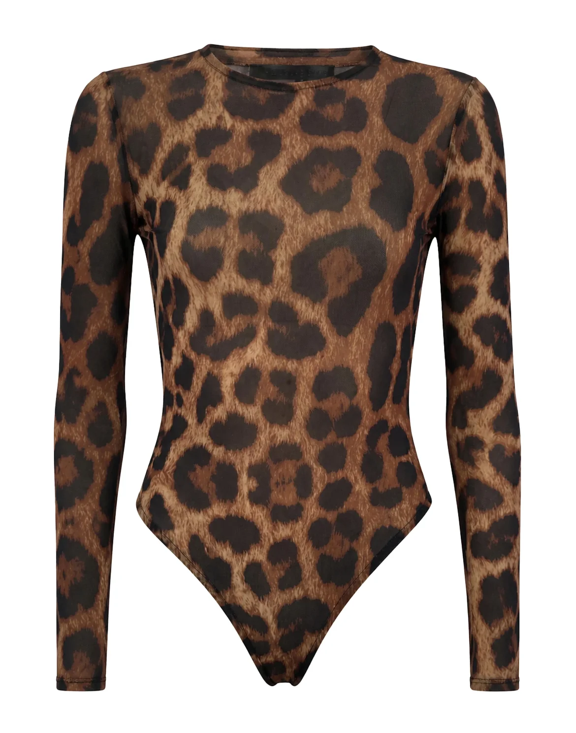 Tulle Bodysuit Leopard, цвет: Леопард