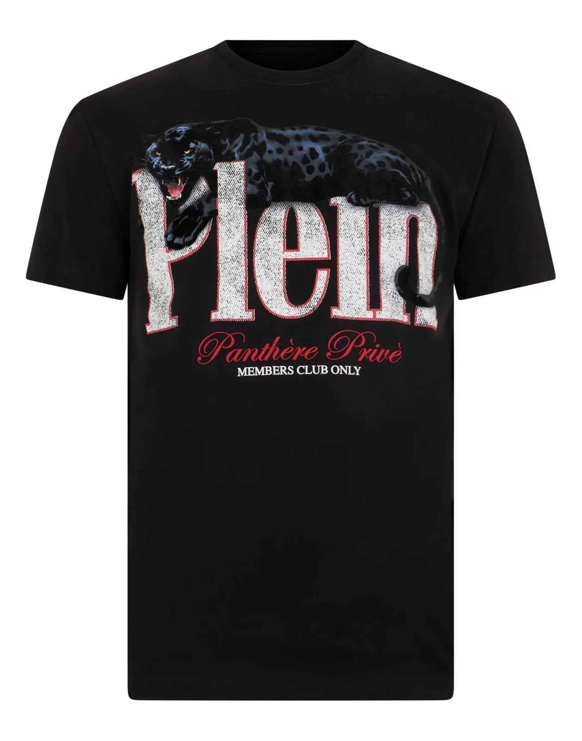 Man Fit T-Shirt Panther Logo, цвет: Черный