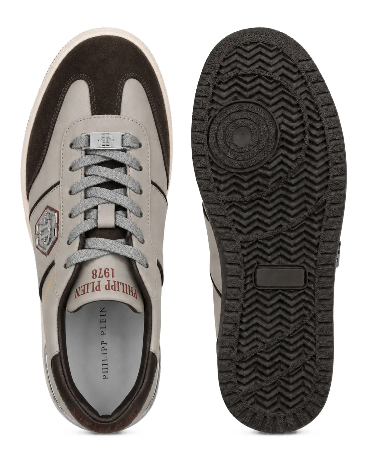 Low Top Sneakers RETRO HUSTLE BICOLOR, цвет: Коричневый