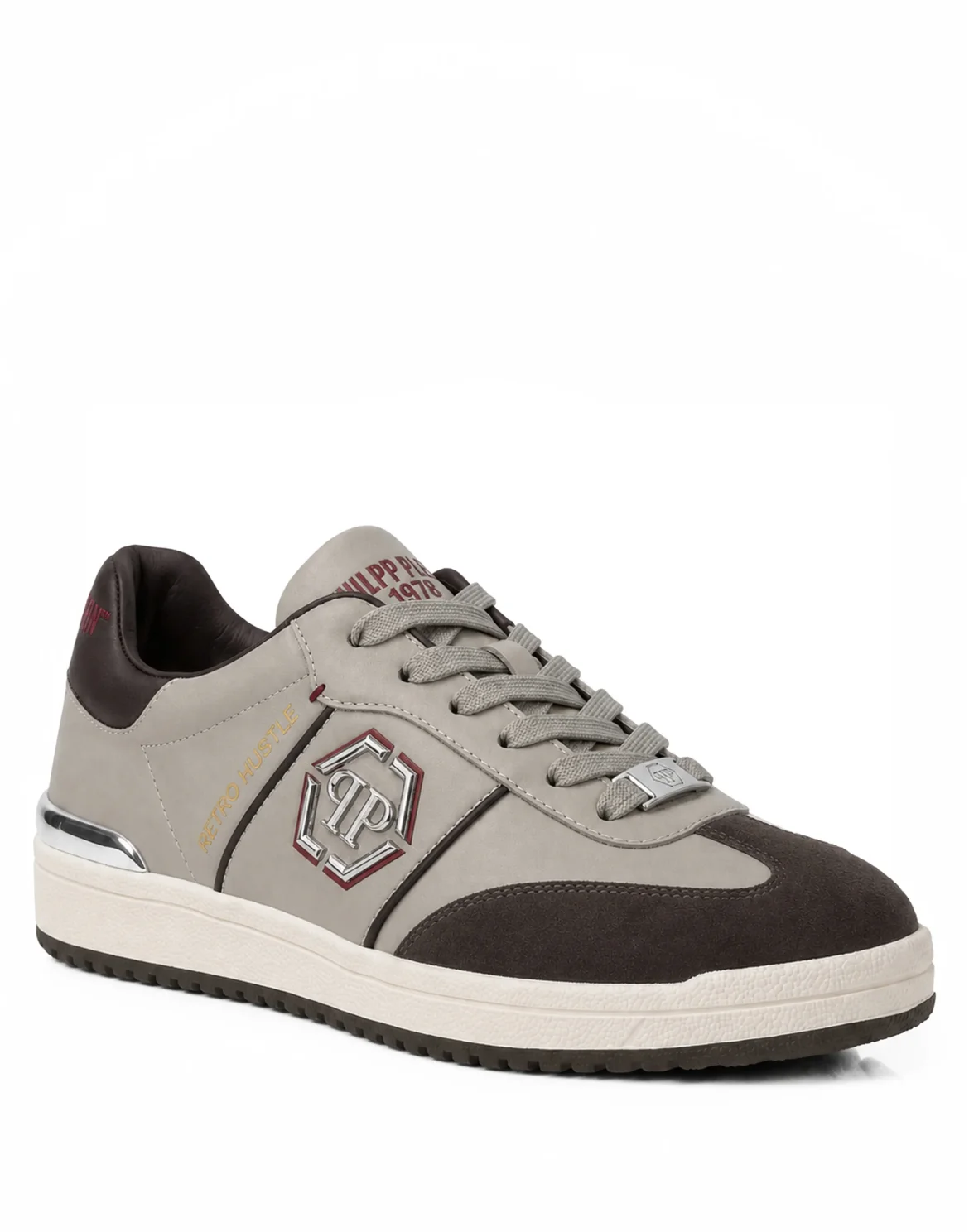 Low Top Sneakers RETRO HUSTLE BICOLOR, цвет: Коричневый
