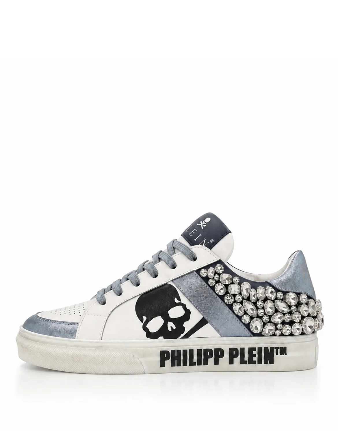 Low-Top Sneakers Skull Stones, цвет: Голубой
