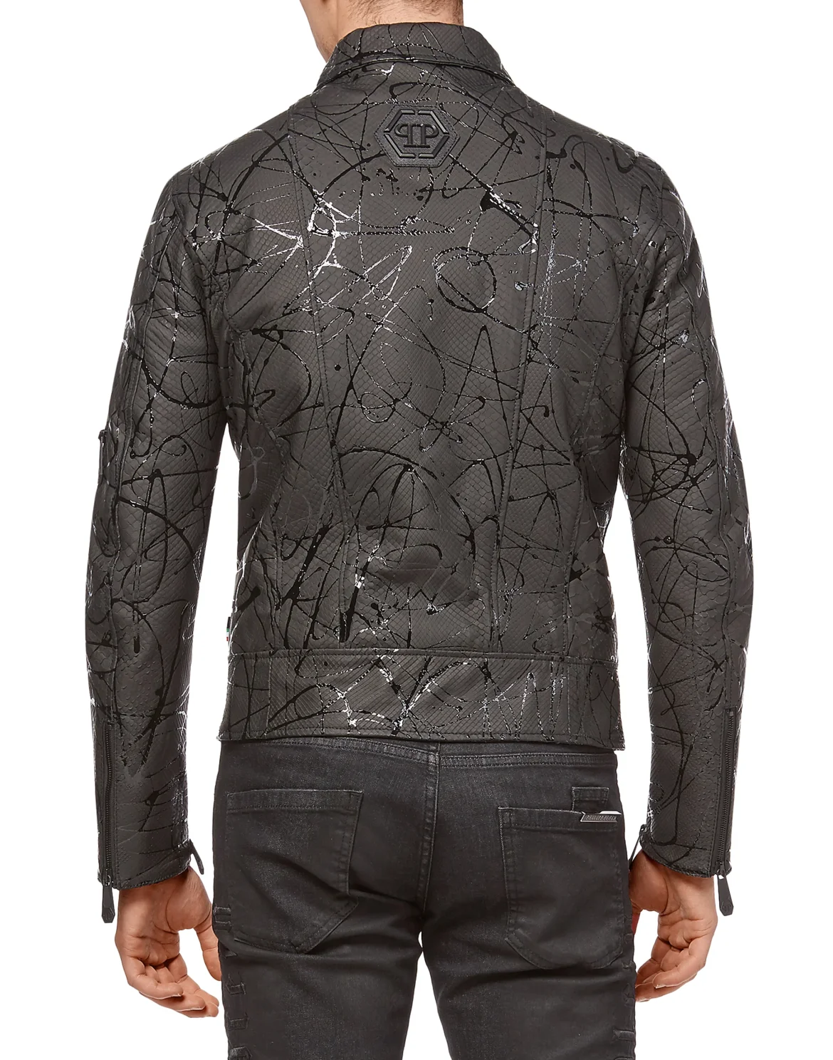 Leather Biker "Strange", цвет: Черный