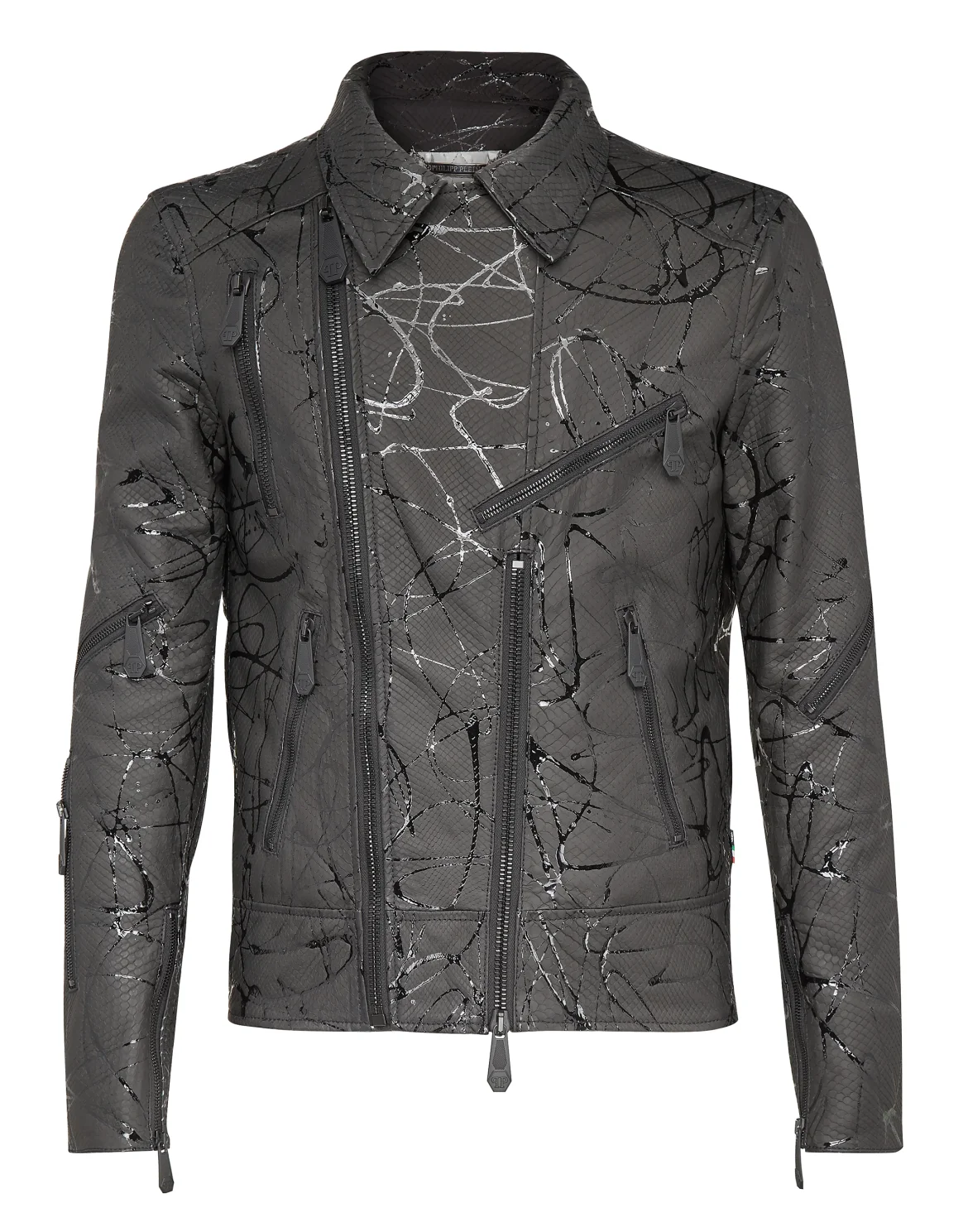 Leather Biker "Strange", цвет: Черный