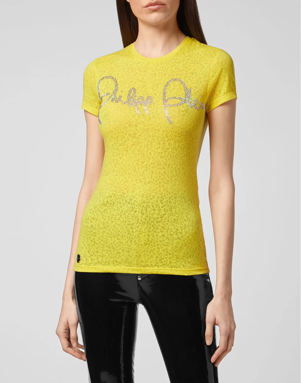 T-shirt Round Neck SS Signature, цвет: Желтый