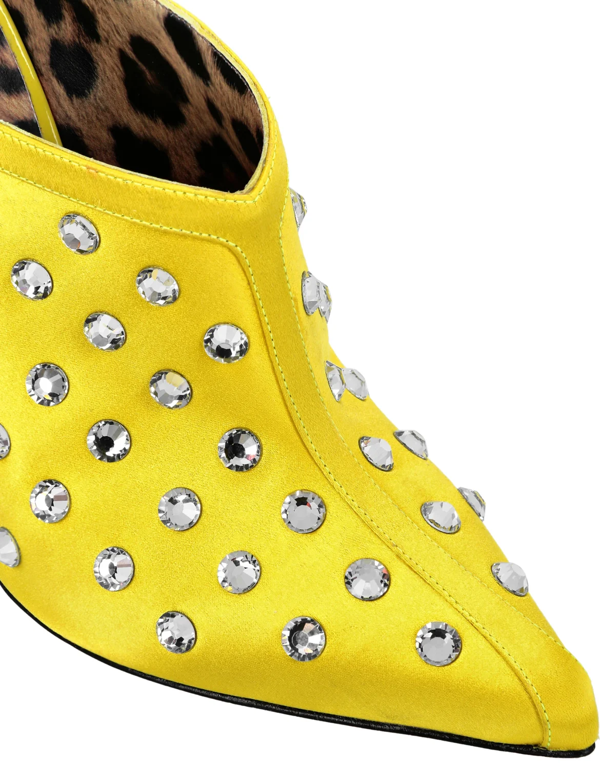 mules Hi-Heels Crystal, цвет: Желтый