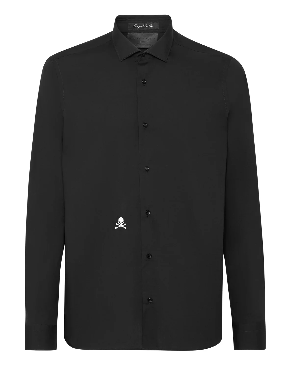 Shirt Sugar Daddy Cut LS Skull, цвет: Черный