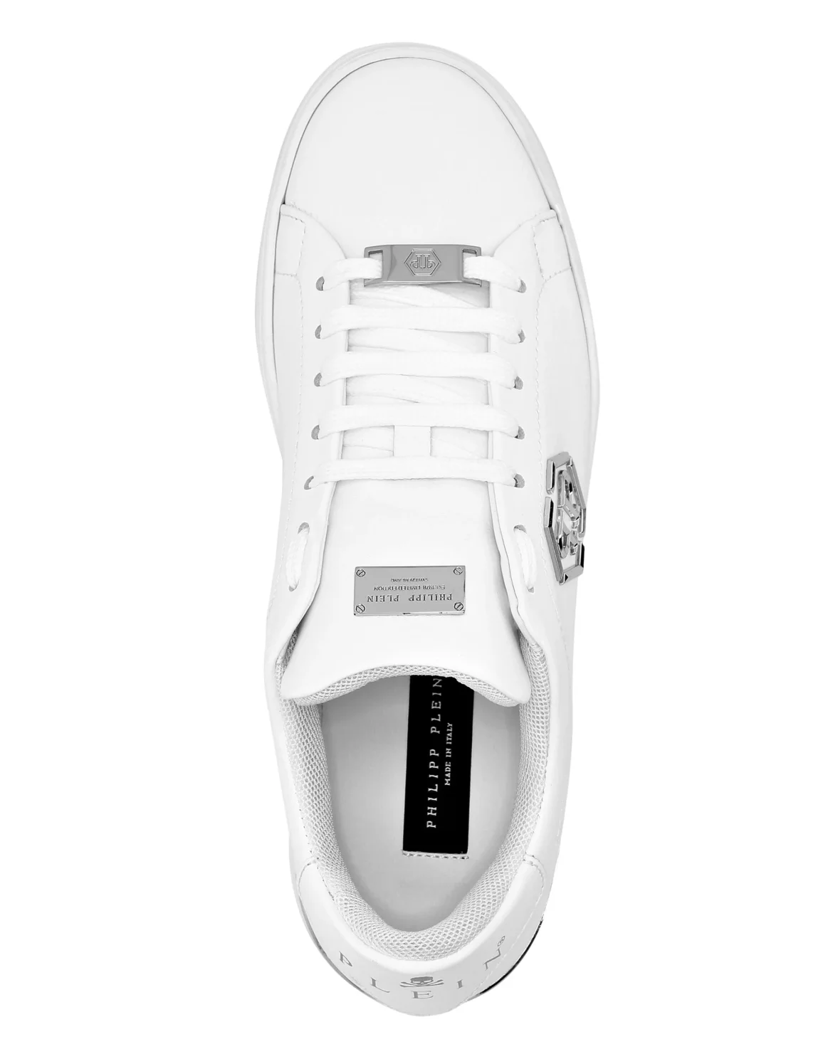 Leather Lo-Top Sneaker Hexagon, цвет: Белый