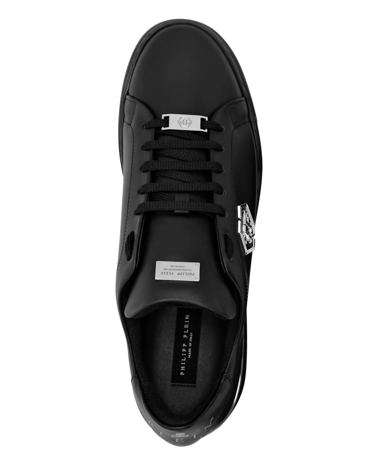 Leather Lo-Top Sneaker Hexagon, цвет: Черный