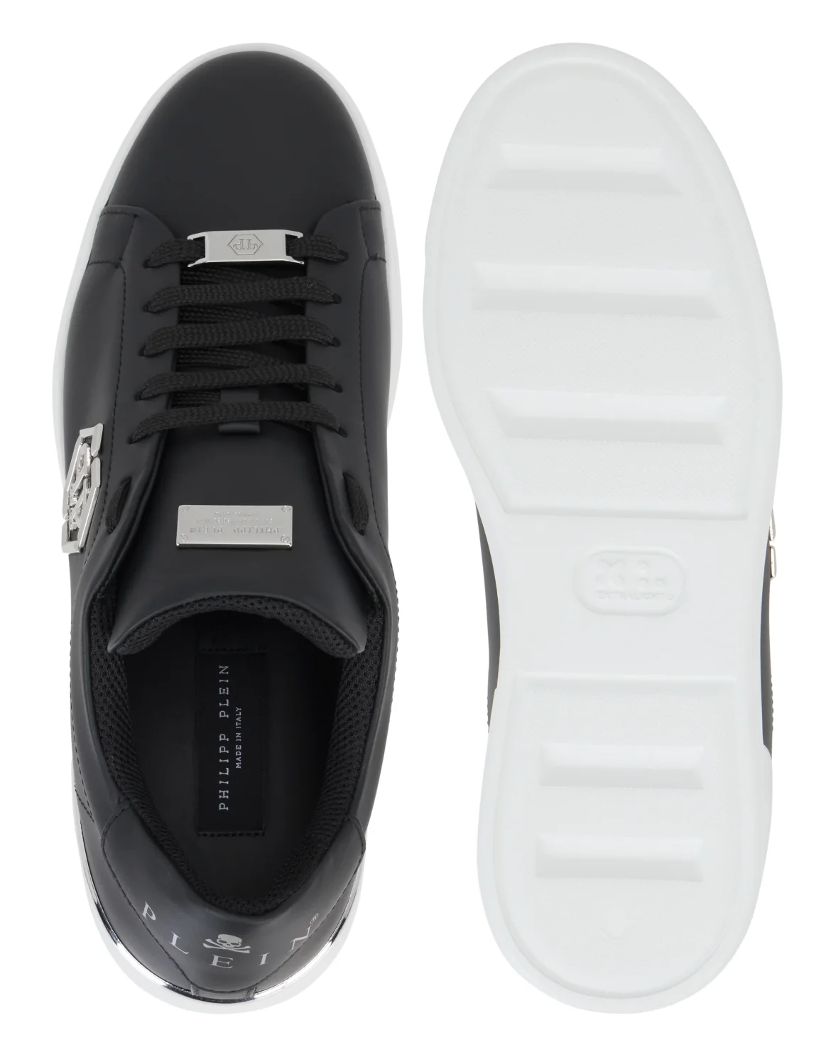 Leather Lo-Top Sneaker Hexagon, цвет: Черный