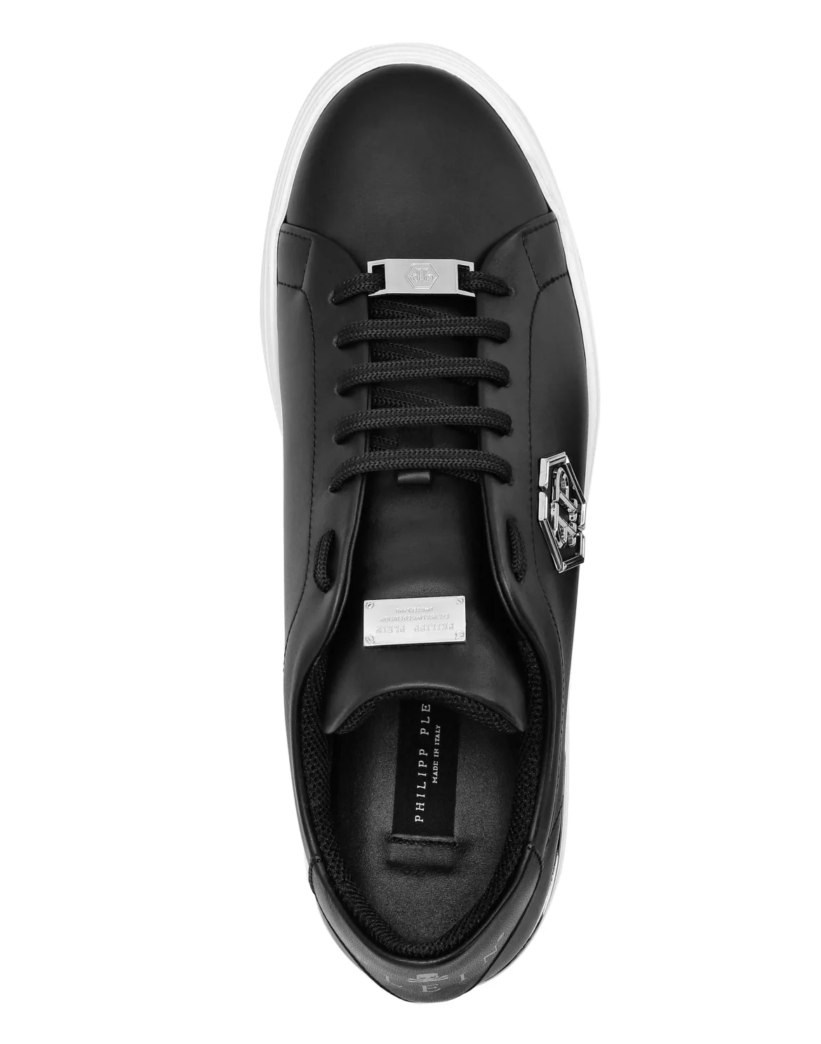 Leather Lo-Top Sneaker Hexagon, цвет: Черный