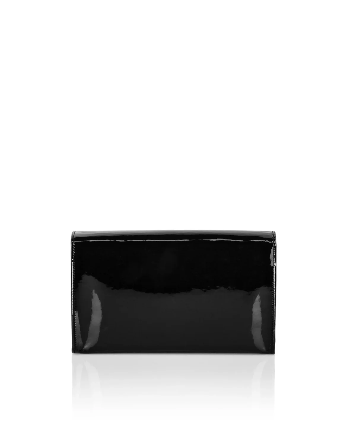 Patent Leather Shoulder Bag, цвет: Черный