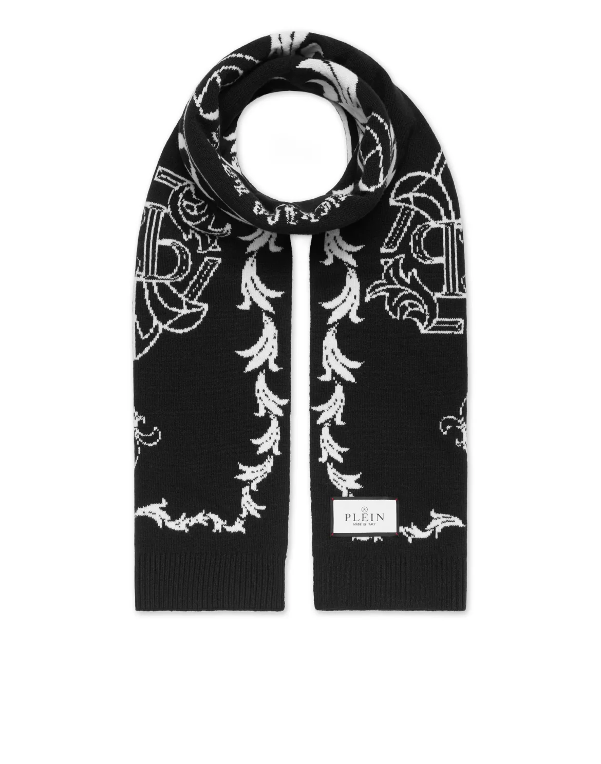 Merino Long Scarf, цвет: Черный