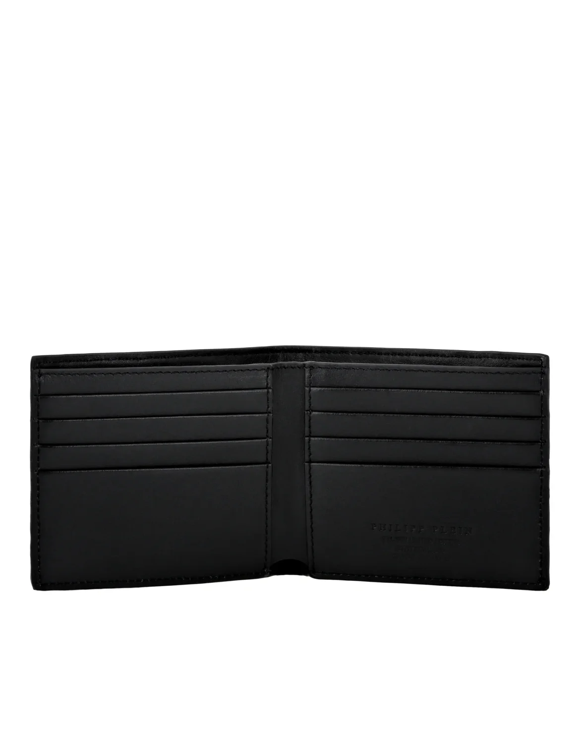 Crocco Printed Leather French Wallet Gothic Plein, цвет: Черный