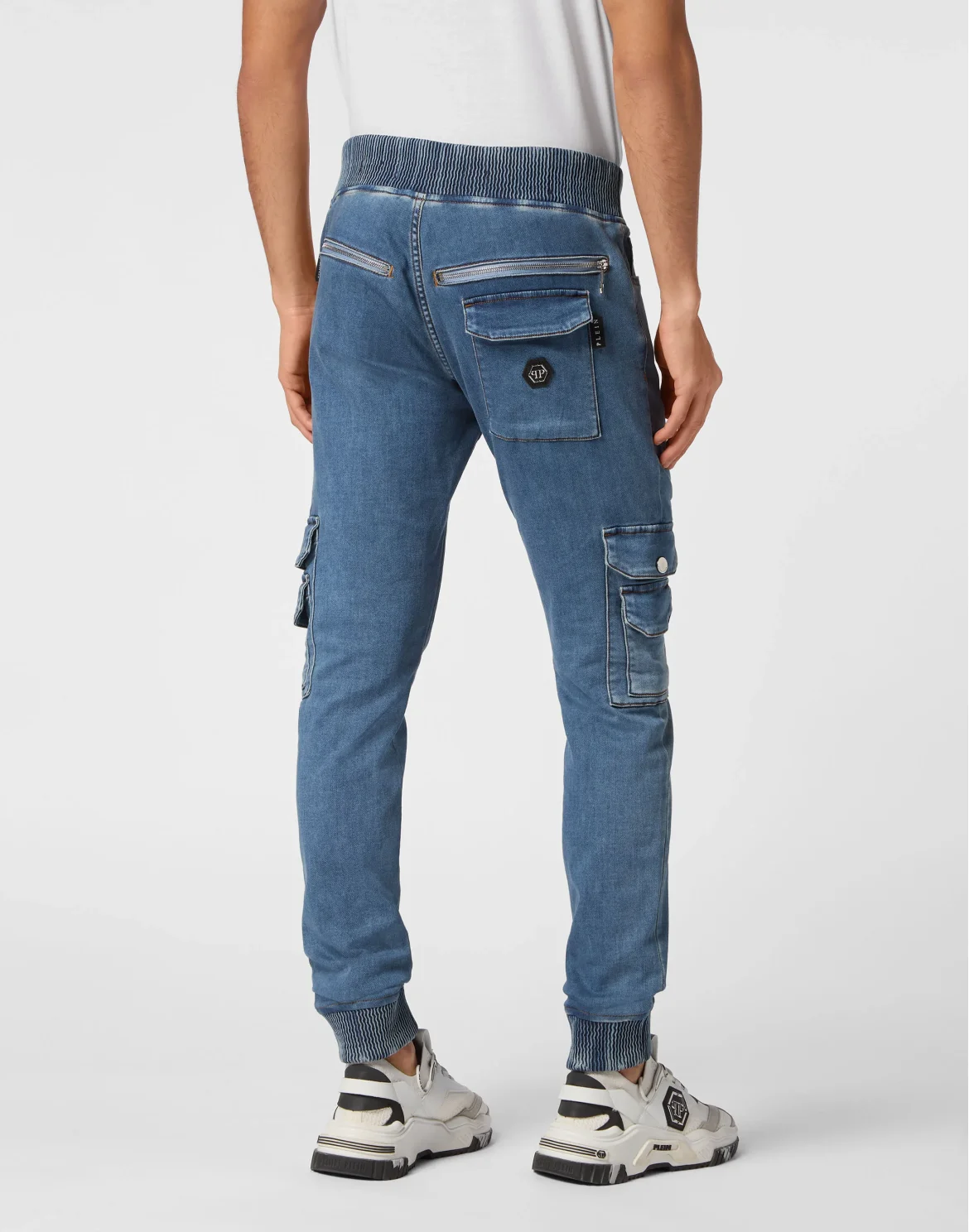 Denim Cargo Trousers, цвет: Голубой