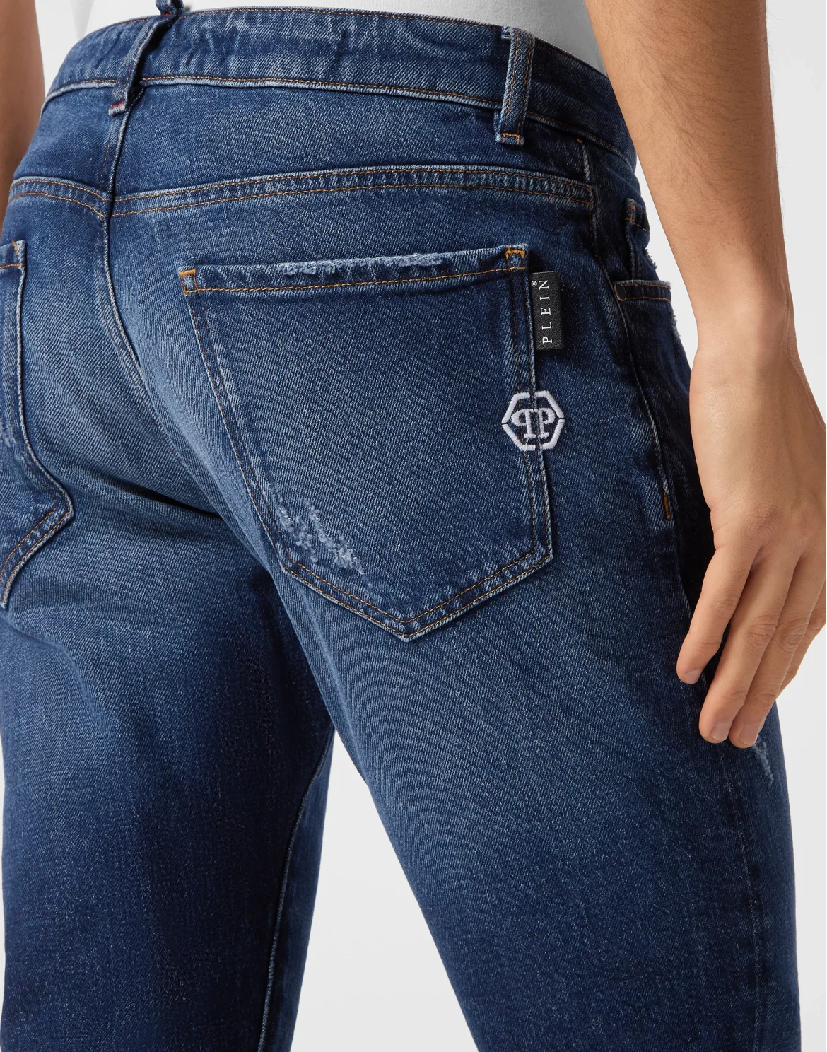 Denim Skinny Trousers, цвет: Синий