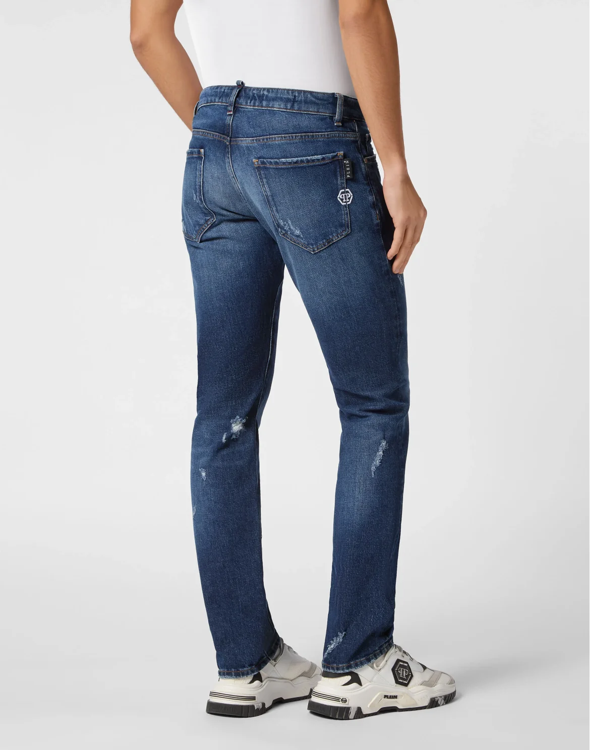 Denim Skinny Trousers, цвет: Синий