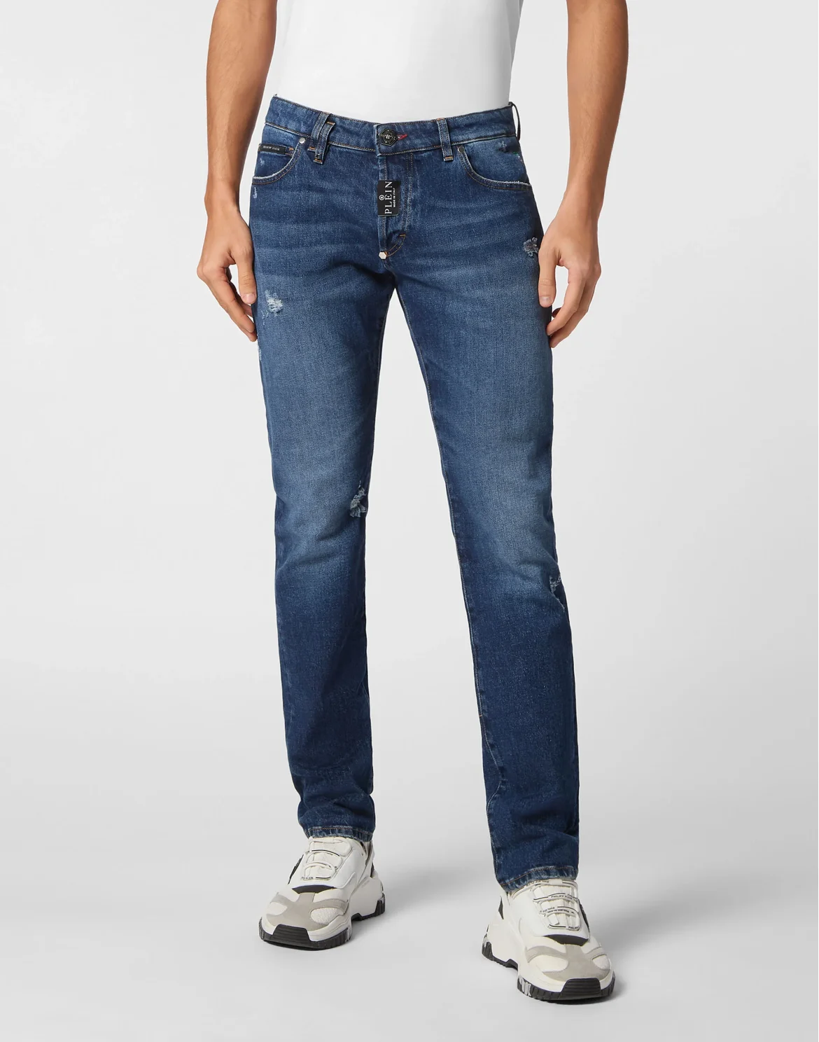 Denim Skinny Trousers, цвет: Синий